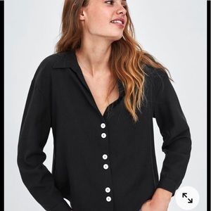 Zara Black Blouse